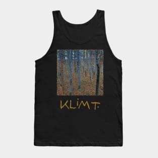 Beech Forest by Gustav Klimt Tank Top